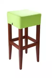 Barová židle s koženým sedákem Romana 067373