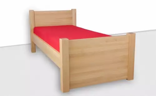 Jednolůžková postel z masivu BELLA