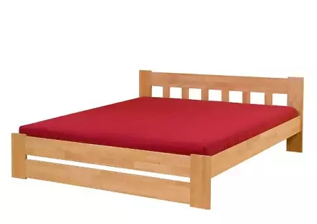 Kvalitní manželská postel z masivního buku Calgary