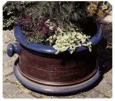 Stylová zahradní váza hmoždíř Mini 