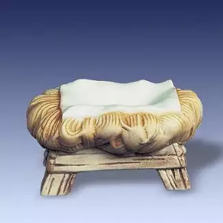 Porcelánová figura ruční výroby o délce 7,8 cm Jesličky