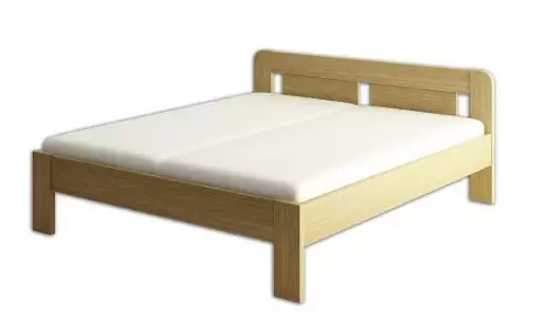 Manželská dvoujlůžková postel Mirek z kvalitních materiálů