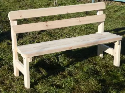 Pohodlná zahradní lavice délky 150 cm Irsko