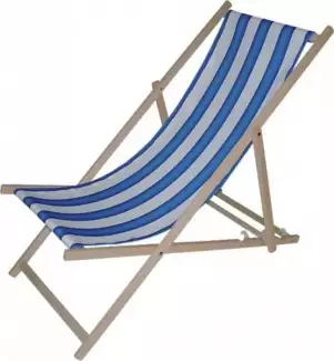 Pohodlné reklamní rozkládací plážové lehátko bez područky s vyměnitelným potahem