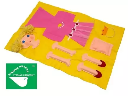 Vystřihovací hračka pro děti od 5 let Princezna
