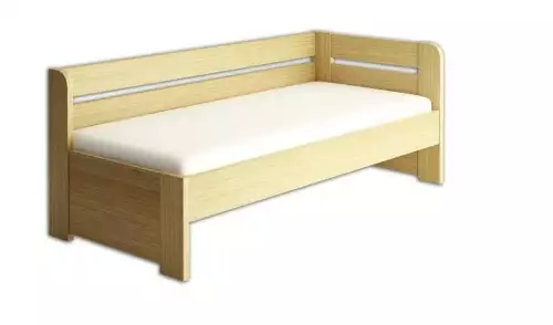 Jednolůžková rohová postel Ema z kvalitních materiálů