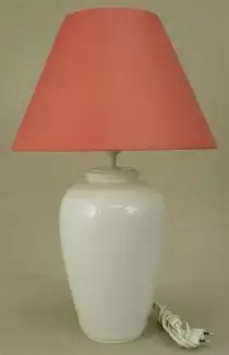 Bílá ozdobná stolní lampa - Tila 