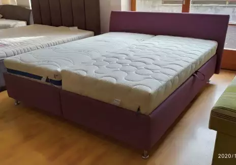 Pohodlná dvoulůžková  postel s úložným prostorem Klára SKLADEM