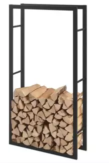 Moderní kovový stojan na dřevo s nadčasovým designem Roman 1000