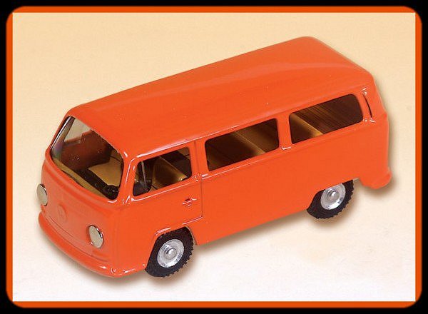 Model dětská hračky z roku 1969 VW mikrobus natahovací