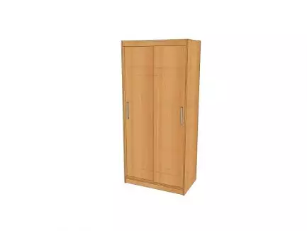 Kombinovaná skříň šířka 100 cm a výška 200 cm Ema 9