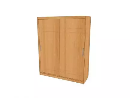 Šatní skříň s posuvnými dveřmi výšky 220 cm a šířky 180 cm Ema 5