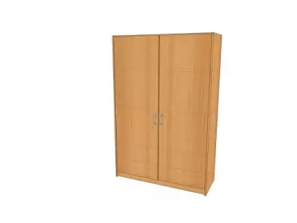 Skříň policová z lamina šířka 120 cm a hloubka 45 cm Dita 3