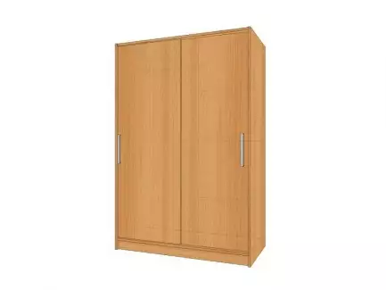 Skříň kombinovaná s posuvnými dveřmi šířka 120 cm a hloubka 60 cm Dita 3