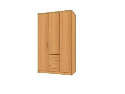 Kombinovaná skříň šířky 120 cm a výšky 200 cm Zorka 3 verze 2