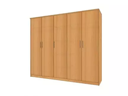 Kombinovaná skříň verze 2 šířky 250 cm a výšky 200 cm Nina 6