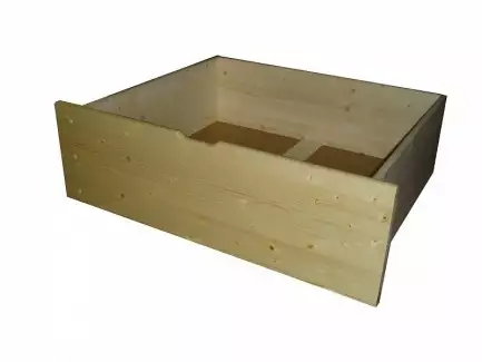 Zásuvka pod postel šíře 98 cm z masivu - SKLADEM