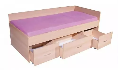 Vyvýšená dětská postel s úložným prostorem Gabriel