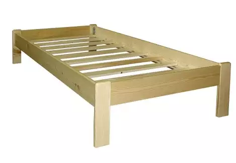 Klasická postel jednolůžková z masivu Nora - SKLADEM