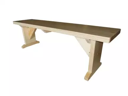 Lavice z masivního dřeva bez úložného prostoru 891