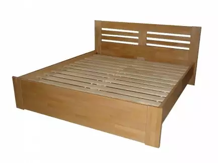 Dvoulůžková postel z masivu Elena