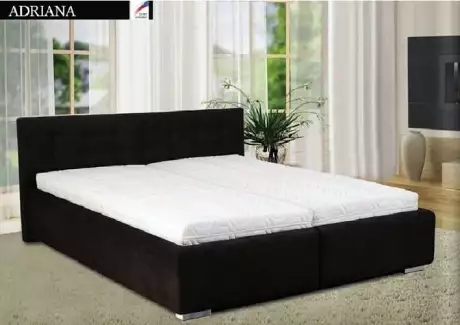 Luxusní vysoké čalouněné dvoulůžko Adriana