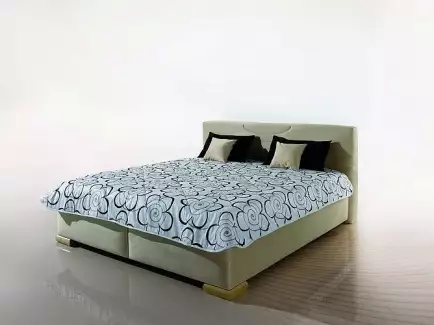 Luxusní manželská postel zvýšená 55 cm Albert