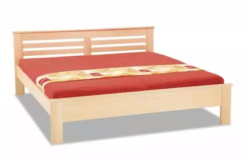 Dvoulůžková postel z masivu ALEX