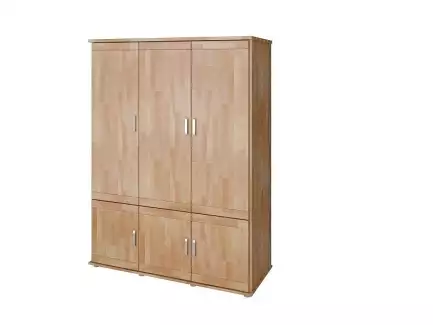 Skříň z bukového masivu trojdílná Hartford