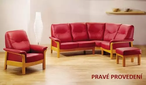 Střední rohová sedací souprava Alois