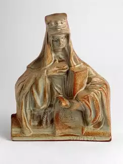 Anežka Česká z vysoce užitkové keramiky