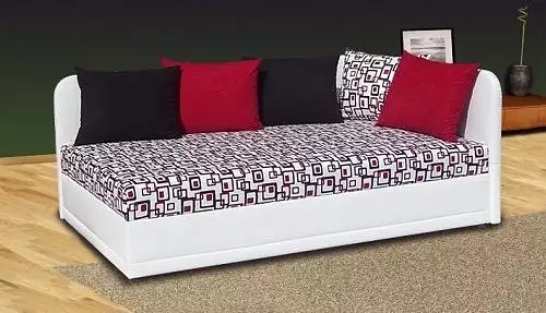 Rohová postel s úložným prostorem + 5 polštářů ANTONIE
