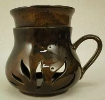 Originální ozdobná bytová keramika aromalampa Bruno