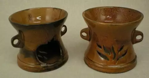 Ozdobná bytová keramika aromalampa jablko velká