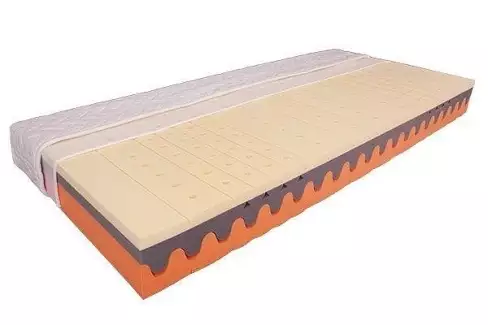 Pohodlná a prodyšná matrace z odolných materiálů a paměťové pěny ASPE, AKCE 1+1 zdarma