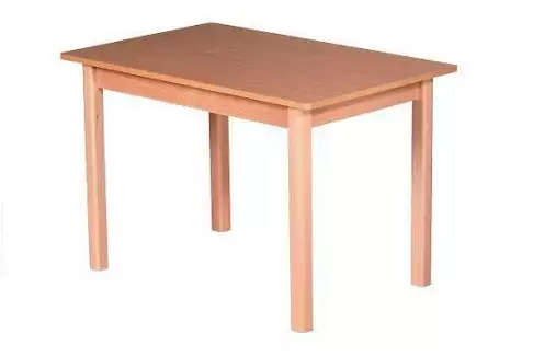 Pevný jídelní stůl do restaurace v dezénu dub sonoma B2