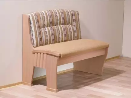 Polstrovaná stylová jídelní lavice rovná B4