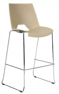 Plastová barová ližinová židle Lastur B