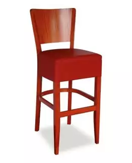 Barová židle červená  Martina 062363 A