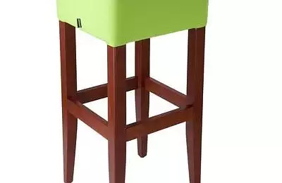 Barová židle s koženým sedákem Romana 067373