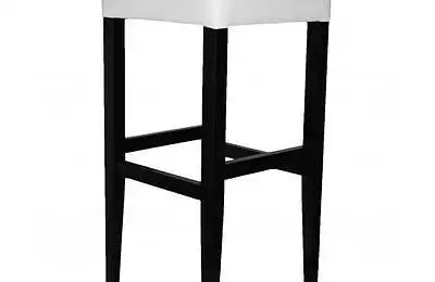 Barová židle černá - wenge + bílý sedák Tereza 266373