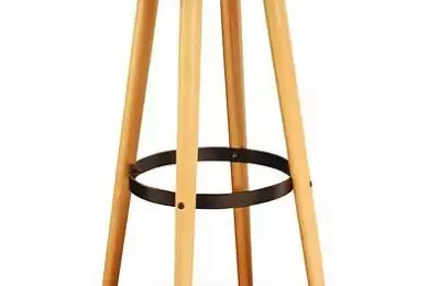 Barová židle s kulatým čalouněným sedákem Tomáš 296373