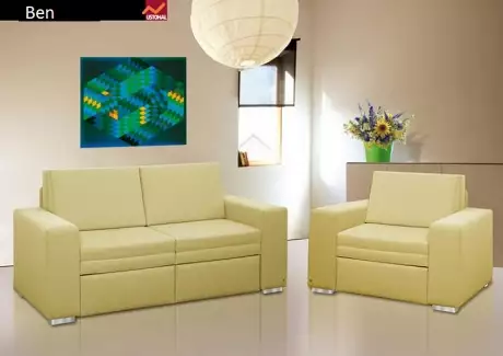 Moderní rozkládací dvojsedačka s úložným prostorem Ben