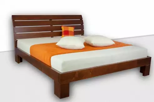 Dvoulůžková postel z masivu BERG