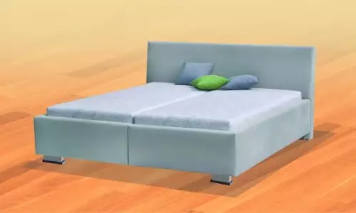 Manželská postel se sendvičovou matrací a roštem Blanka
