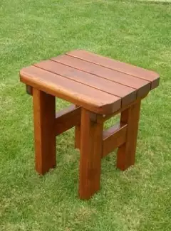 Borovicová zahradní stolička - rovná
