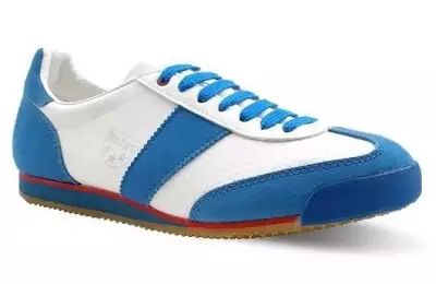 Sálová obuv botas pro nohejbal CLASSIC bílo-modrá XXL