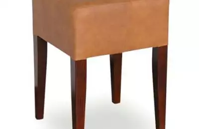 Bukový masivní taburet s polstrovaným sedákem Oskar 062373
