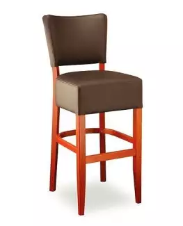 Čalouněná barová židle v látce i kůži Romana 167363