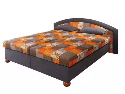 Čalouněná postel s úložným prostorem Valerie 180 x 200 cm